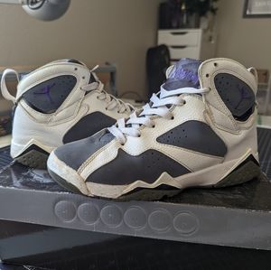 Jordan 7 Purple/Gray/White Size 5.5 (GS)